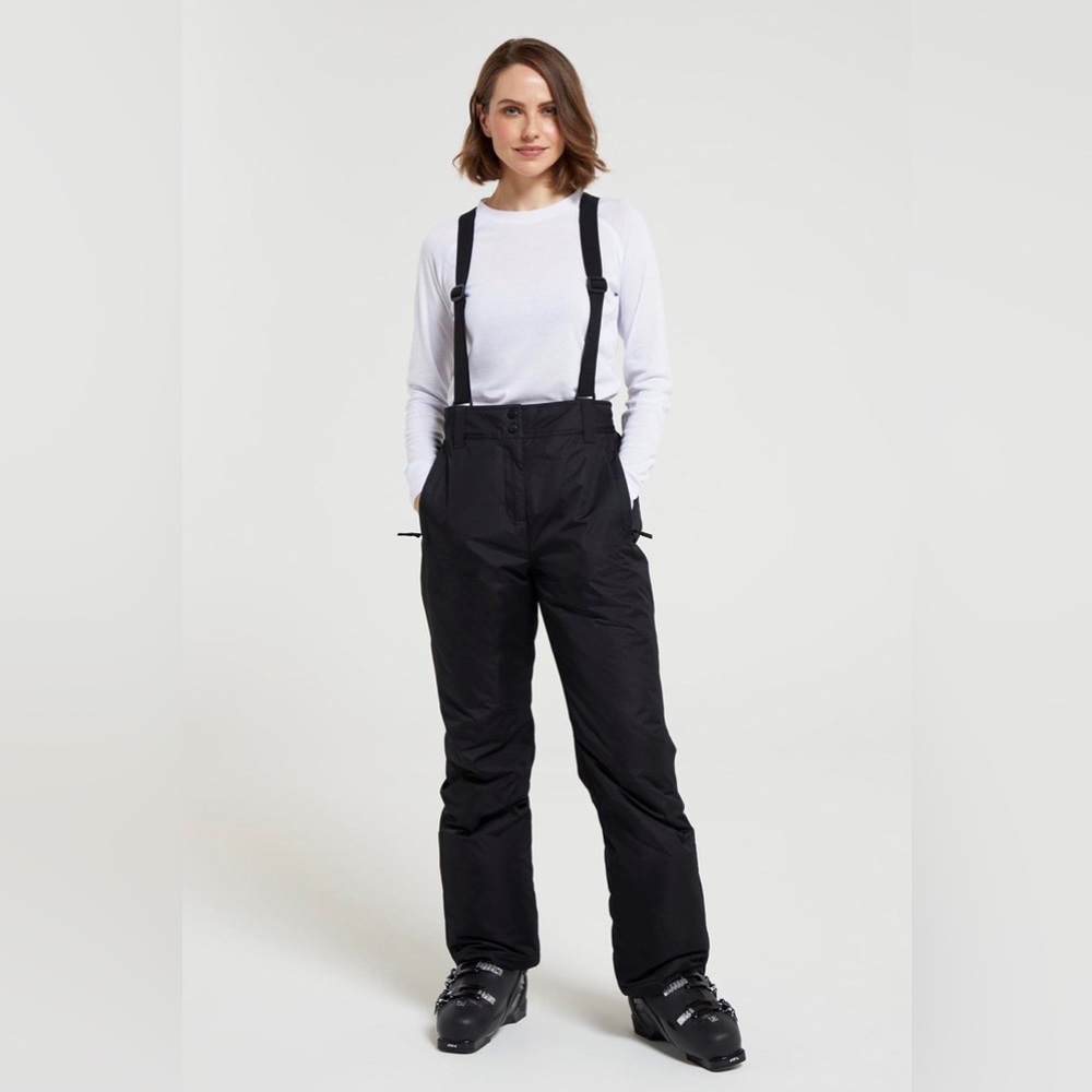 Arizona Jean Company || Woman’s Adjustable Insulated Black Snow Pants Bibs Sz 16